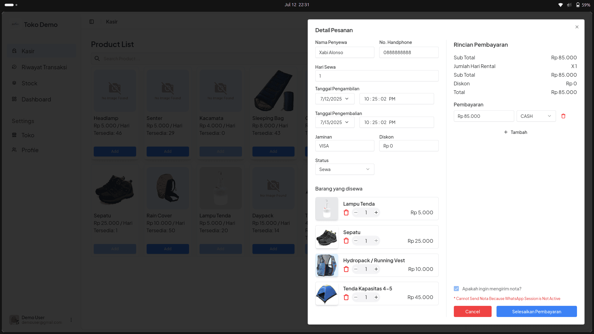 LoyraRent - Scalable SaaS for Multi-Store POS - 1