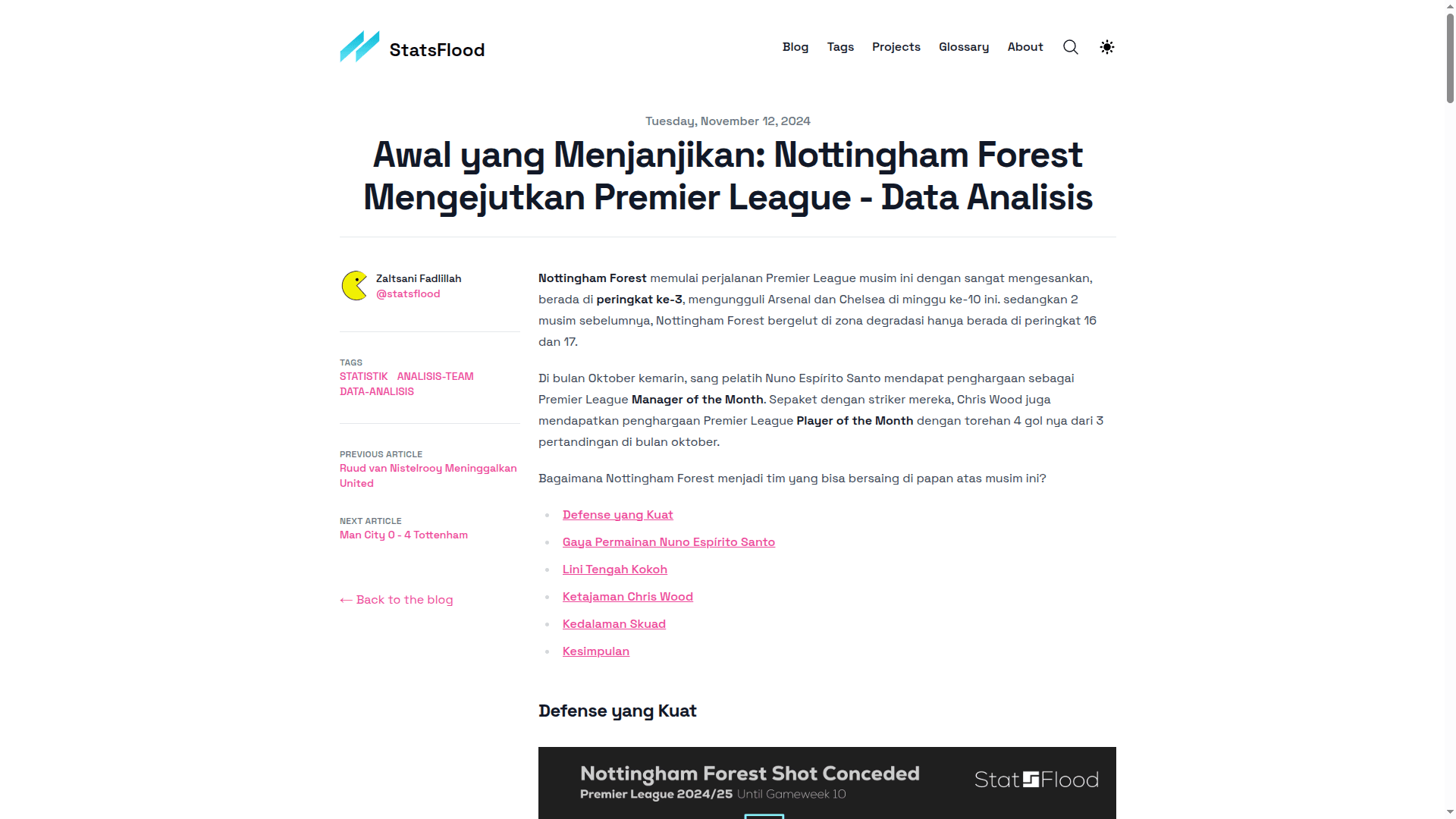 StatsFlood - Interactive Football Data Platform - 3